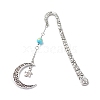 Tibetan Style Alloy Hook Bookmarks AJEW-JK00194-2