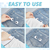 20Pcs Eyes Polyester Embroidery Iron on/Sew on Patches DIY-GA0010-06C-02-3
