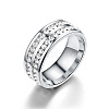 201 Stainless Steel Rhinestone Finger Ring FS-WGE7DD5-01-1