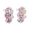 Transparent Resin Cabochons LS-RESI-I039-09-2