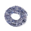 Natural Iolite Beads Strands LS-G-N342-32-3