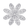 430 Stainless Steel Filigree Pendants STAS-S108-11A-1