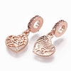 Alloy European Dangle Charms MPDL-T004-03RG-2