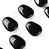 Natural Black Onyx(Dyed & Heated) Beads Strand G-NH0019-E01-01-1