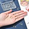 20Pcs 2 Colors Brass Leverback Earring Findings KK-FS0001-47-10