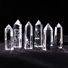 Natural Quartz Crystal Hexagonal Prism Display Decorations PW-WG41719-01-4