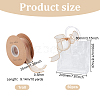 Valentine's Day BENECREAT 50Pcs Rectangle Transparent PVC Storage Bags with Handle ABAG-BC0001-56-2