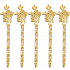 10Pcs Alloy Bookmarks AJEW-SC0003-51G-1