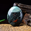 Natural African Bloodstone Oval Palm Stone Massager PW-WG63539-19-1