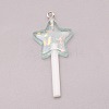 Resin Pendants RESI-WH0025-11A-1