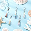 Natural & Synthetic Gemstone Pendant Decoration HJEW-JM03862-01-1
