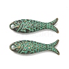 Tibetan Style Alloy Pendants AL-CBA8ABC-03-1