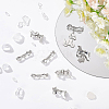 20Pcs 2 Size Bowknot Brass Brooches Findings KK-BC0008-22-5