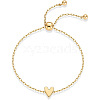Adjustable 201 Stainless Steel Link Bracelets FS-WGD474B-05-1