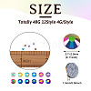 48G 12 Colors Glass Hotfix Rhinestone DIY-TA0004-53-14