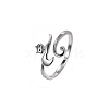 Cat Zinc Alloy Cuff Rings PW-WG316C5-01-5