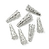 100Pcs Iron Filigree Bead Cones IFIN-YW0003-19-1