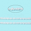 Plastic Seed Beaded Chains KY-K013-02-4