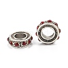 Alloy Rhinestone European Beads PALLOY-P257-01AS-A-3