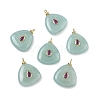 Dyed Natural White Jade  Pendants KK-C251-01C-02-1