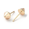 Brass Stud Earrings for Women EJEW-E292-01G-2