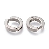 303 Stainless Steel Cuff Earrings EJEW-F262-01A-P-2