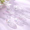16Pcs 8 Style Handmade Two Holes Blown Glass Globe Beads FIND-PH0004-63-2