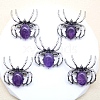 Natural Amethyst Pendants PW-WG35787-16-1