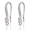 60Pcs Brass Wire Earring Findings FIND-SP0003-67B-P-6