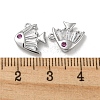 Brass Micro Pave Cubic Zirconia Charms KK-H460-33P-3