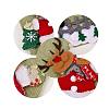 4Pcs Cloth Christmas Stockings Sets JX066A-3