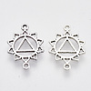 Tibetan Style Alloy Links connectors TIBEP-S319-050E-RS-1