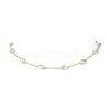 CCB Plastic Pearl Beaded Chain Necklace NJEW-JN04337-3