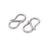 Non-Tarnish 304 Stainless Steel S-Hook Clasps STAS-R157-02P-2