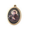 304 Stainless Steel Printed Religion Pendants STAS-G387-03G-08-1
