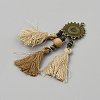 Alloy Tassel Pendants FIND-CJC0024-54E-2