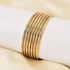 7Pcs 201 Stainless Steel Plain Bangle Sets for Women X-BJEW-L664-022C-G02-7