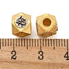 Long-Lasting Plated Brass Beads KK-K387-07B-G-2