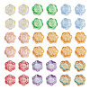  120pcs 8 color Transparent Electroplated Glass Beads GLAA-TA0001-31-10