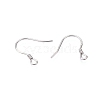 Anti-Tarnish Rhodium Plated 925 Sterling Silver Earring Hooks STER-N016-32P-3