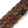 Natural Purple Aventurine Beads Strands G-G085-A24-01-1