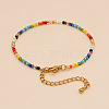 Bohemian Style Glass Seed Beaded Bracelets for Women QX0571-3