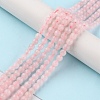 Natural Rose Quartz Beads Strands G-G0003-D01-3