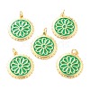 Real 18K Gold Plated Brass Pendants KK-L206-013G-06-1