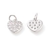 Brass Micro Pave Cubic Zirconia Charms ZIRC-F106-07-3