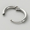 316L Surgical Stainless Steel Huggie Hoop Earrings for Girl Women EJEW-TAC0011-11A-P-2