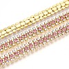 Iron Rhinestone Cup Chains CH-T006-04G-11-1