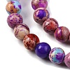 Dyed Natural Regalite/Imperial Jasper/Sea Sediment Jasper Beads Strands G-B124-C02-14-4