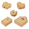 150Pcs 5 Styles Kraft Paper Earring Display Cards DIY-TA0006-04-2