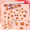   99Pcs 12 Style Imitation Amber Transparent Acrylic Beads MACR-PH0001-69-4